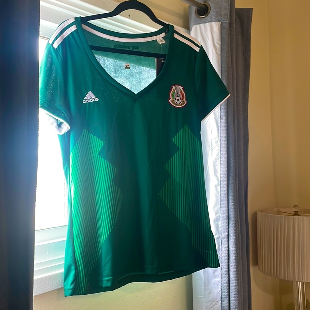 Adidas Womens Mexico Home Soccer Jersey